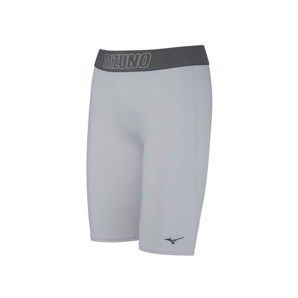 Pantalones Cortos Mizuno Compression Sliding Mujer Gris España FIJV-60572